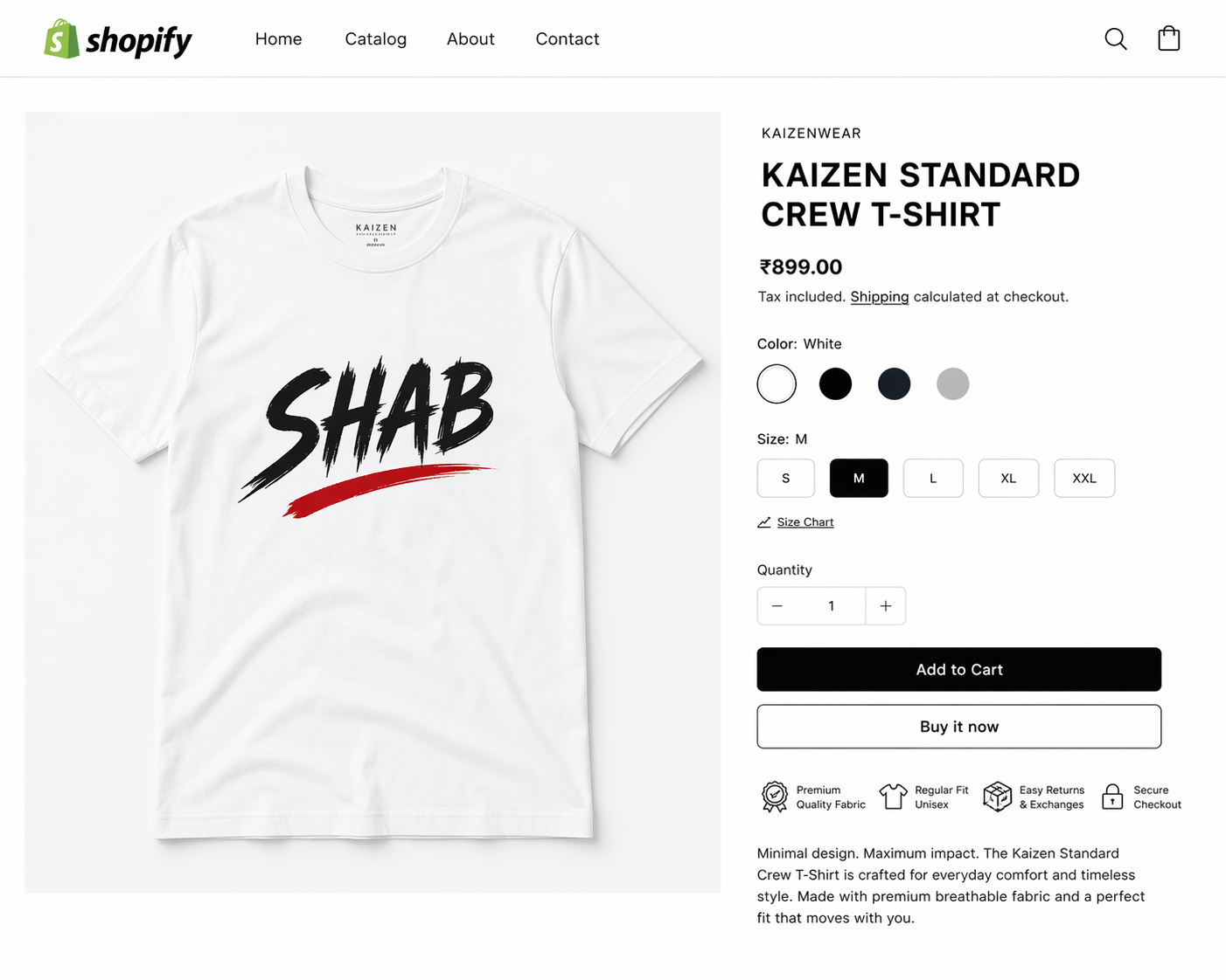 Kaizen"Manga is life" PREMIUM TERRY T-SHIRT