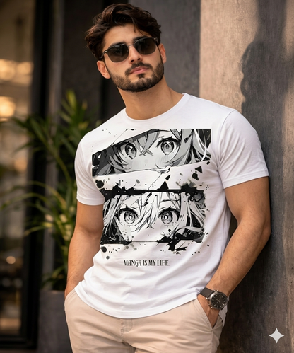 Kaizen "Manga is Life" Premium Terry  T-Shirt